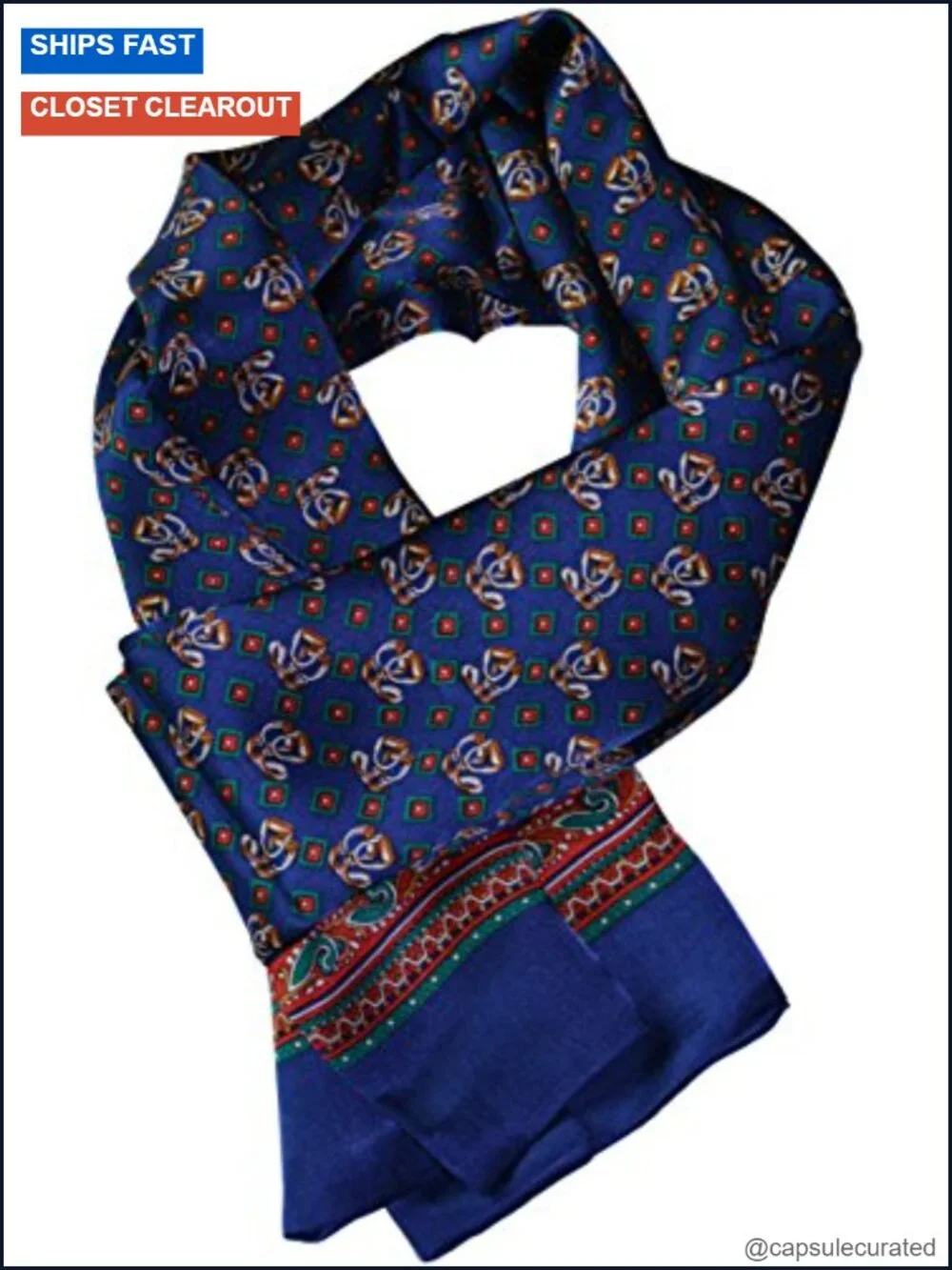 100 Pure Silk Scarf Wrap 63 Inches Men's Fashion Neckwear Accessory